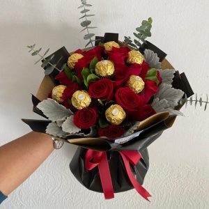 Bouquet con chocolates