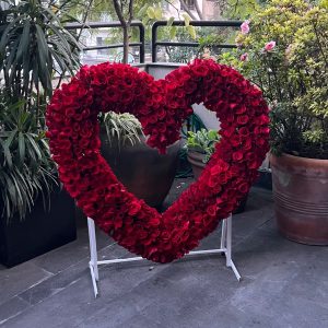 Corazon de rosas